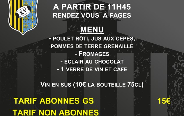 Avant Match 15 octobre Avant Match 15 octobre