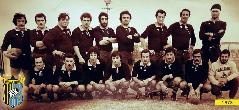 Centenaire Grenade Rugby équipe 1978